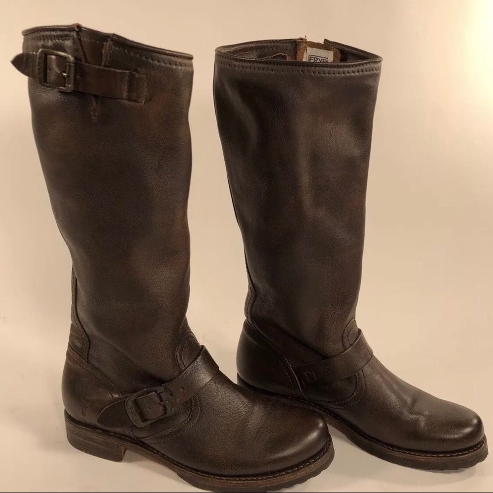 Leather Frye ‘Veronica Slouch’ Reg Calf Boots Sz7